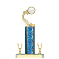 Trophies - #E-Style Volleyball Ribbon Star